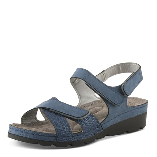 Flexus Women's ORWELL Ankle Strap Sandals – Adjustable Multi-Strap Design, Anatomic Footbed, Arch Support, Made in Turkey