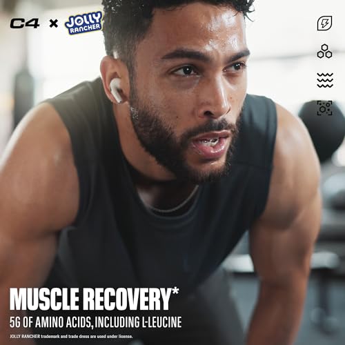 C4 Energy + Aminos Powder, Jolly Rancher Cherry, 30 Servings - image 6