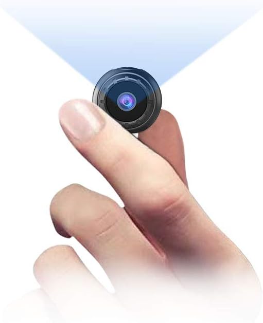 Mini Camara Espia Oculta, MHDYT 1080P HD Micro Camara Vigilancia Grabadora de Video Portátil con IR Visión Nocturna Detector de Movimiento, Camara Seguridad Pequeña Inalambrica Interior/Exterior