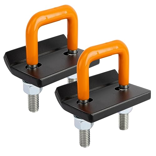 META Hardware Hitch Tightener for 1.25" and 2" Hitches, Heavy Duty Anti Rattle Hitch Stabilizer with Rubber Coated Reduce Movement On Hitch Mount Cargo Carrier Bike Rack, Orange (2 Pack) by META Hardware - Used condition - US$10.65