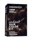 Madison Reed Radiant Hair Color Kit - 4.5NNN Darkest Brown with Warm Tones (Barletta Brown), 100% Gray Hair Coverage Permanent Hair Dye for Resistant Grays | PPD-Free & Ammonia-Free, 1 Pack