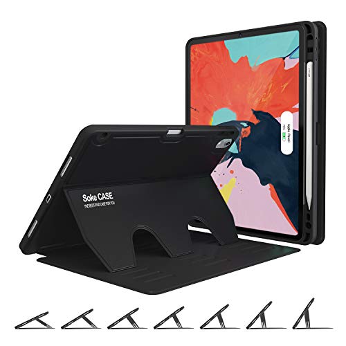 Soke Case,iPad Pro Case 11 inch 2018 with Pencil Holder [Luxury Series]