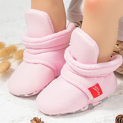 SOFMUO Unisex Baby Girl Boy Slippers Lightweight Non-Slip Indoor Moccasins House Shoes Toddler Booties3