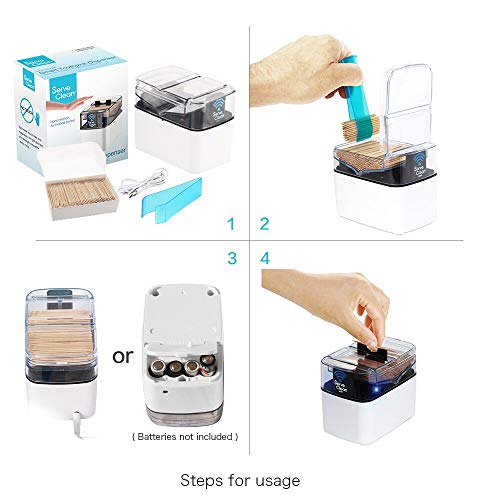 smart toothpick dispenser chrome