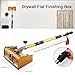 EWANYO 10 inch Drywall Flat Finishing Box with Extension Handle Adjustable Height 40''-64'', Aluminum Drywall Flat Finishing Box Tool Finishing Mud Box for Plasterboard Wallboard Sheetrock