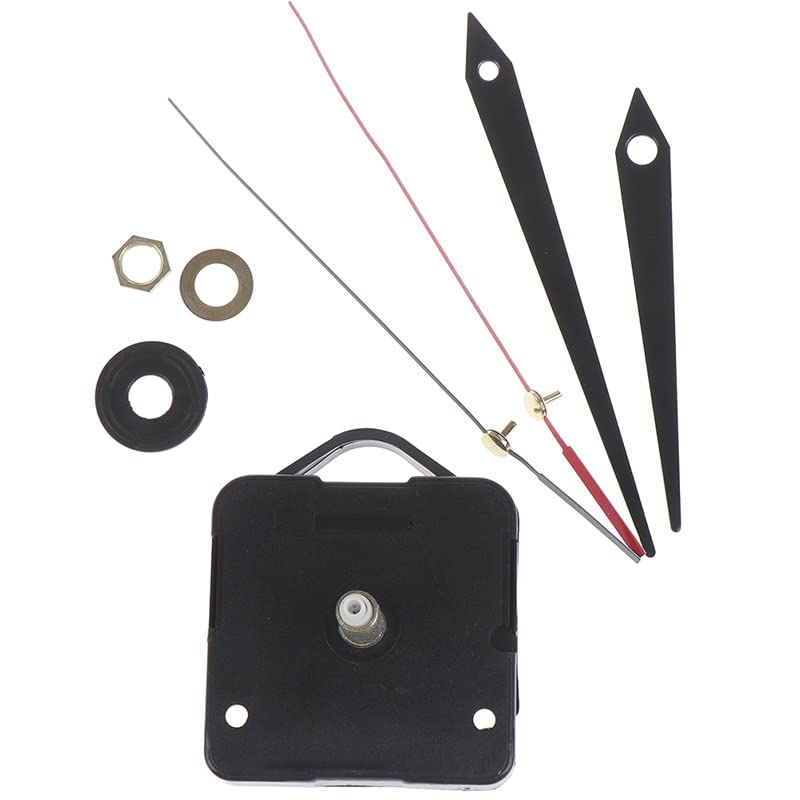 JFDBGU Mécanisme d'horloge DIY Sliver Sliver Quartz Watch Wall Horloge Moving Mécanisme Pièces Remplacement des Outils Essentiels Remplacement