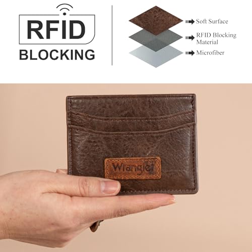 Image of Montana West X Wrangler Credit Card Holder Small Wallets Woman Rfid Blocking Ultra Thin Card Wallet for Ladies Female