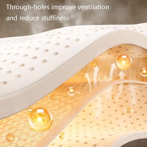 Coprimaterasso doppio, in lattice naturale e memory foam, ipoallergenico, impermeabile, confortevole, ottimo supporto per il sonno per alleviare le allergie e maggiore comfort