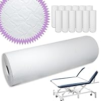 LUNEDA 12 medizinische Bettlaken für Kinderbetten – für Kosmetikerinnen, Ärzte, Massageliegen, Physiotherapeuten, weich, professionelle Rolle, Einweg, Made in Italy, aus doppeltem Zellulosepapier