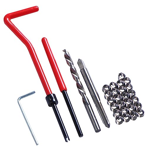 Ciieeo 30pcs Repair Tool Kit Durable Insert for Automotive Thread Restoration and Engine Repair Easy to Use and Efficient
