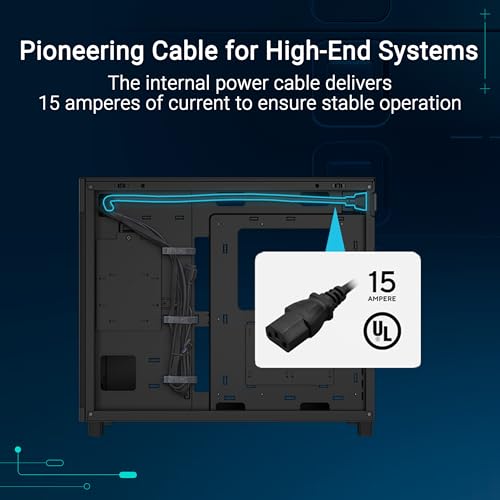 Image of ASUS Prime AP303 ATX PC Case, Mesh Panel Design, Pre-Installed Fan, GPU Support up to 360mm, 360mm Radiator Support, 180mm ATX PSU, 20Gbps USB Type-C, 2 Year Warranty