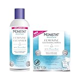 Monistat Boric Acid Feminine Cleanser, (1 Wash & 1 Cloth) (Variety Pack)