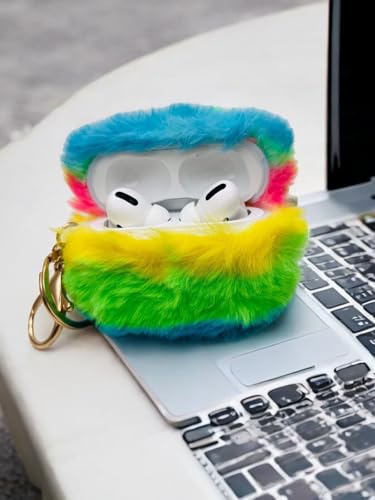 Image of SE HUB Earphone Case Cover Compatible with AirPods Case Cover | Soft Fur Skin Buds Full Protection Cover