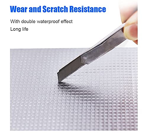 Image of 02-Inch Super Strong Adhesive Waterproof Tape for Permanent Roof Water Leakage Repair, Rubber Foil Seal for Roof Leak, Surface Crack, Window Gap, Boat, Tank (Aluminum Tape - 02 Inch)