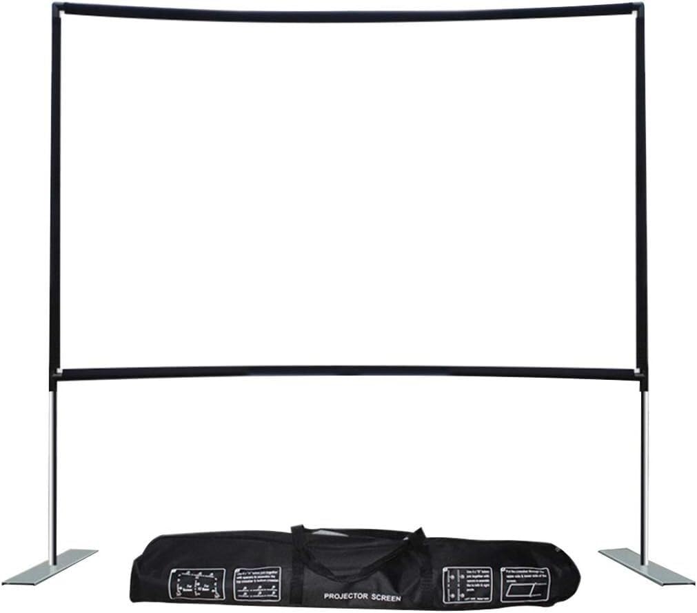 Écran de projection vidéo 16:9 éliminez les plis avec la base stabilisée