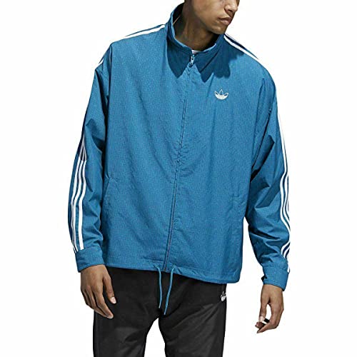 Adidas Men's Grid Wind Jacket, Active Teal/Berry