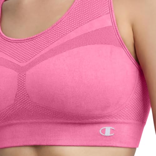 Image of Champion Women's The Infinity Racerback Sports Bra, Moderate Support, Seamless, Moisture-Wicking