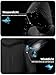 OutPro Herren Skijacke Winterjacke Warme FleecejackeWasserdicht Winddicht Funktions Baumwolljacke Winterjacke Outdoor WandernTibetisch schwarz,S