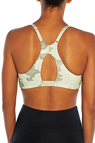 Jessica Simpson Sportswear Women's Standard Allie Medium Impact Sports Bra, Thyme Ripple Tie Dye, Large #TOP3