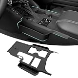 OUSUWO Center Console Side Storage Box Organizer Tray Compatible with 2024 2025 Toyota Land Cruiser 250 Prado J250 LC250 Interior Accessories Gear Shift Panel Trim Cover Black (Not for 1958)