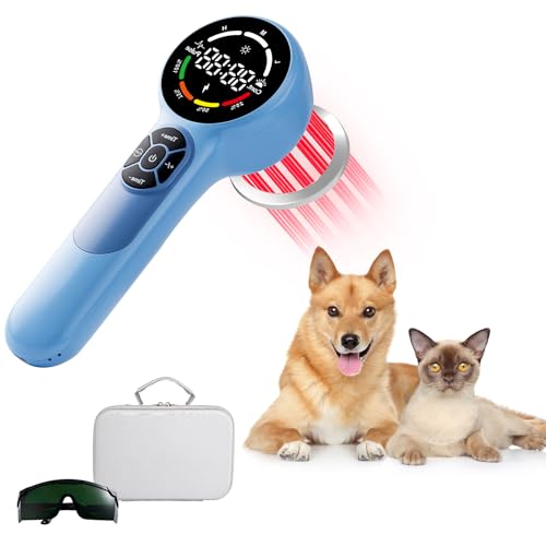 24 Diodes Dog Cold Laser Therapy Device for Pets Near Red Light Therapy for Cat Joint 650nm*16+808nm*8 Muscle Relax and Pain Relief Horse Infrared Machine at Home Accelerate Healing Equine Hip