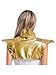 winying Women Unisex Shoulder Armor Cosplay Jacket Fancy Dress Gothic Armor Shrug Halloween Costume Gold XX-Large