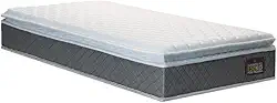 Colchão de Espuma D45 Pillow Top Fort Comfort (Solteiro)