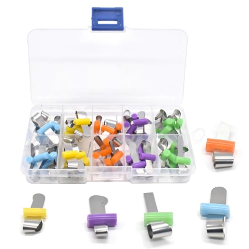 Dental Matrix Bands Dental Metal Matrix Bands Colorful Orthodontic Matrix Bands Sectional Contoured Matrices 50 Pcs