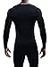 Neleus Men's 3 Pack Athletic Compression Sport Running T Shirt Long Sleeve Base Layer,Black,Grey,Whie,US XL,EU 2XL