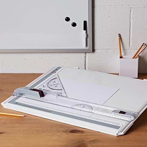 rOtring Rapid Drawing Board | A3 Size Drawing Table | Multifunction with Adjustable Ruler/Guidelines, Protractor and More