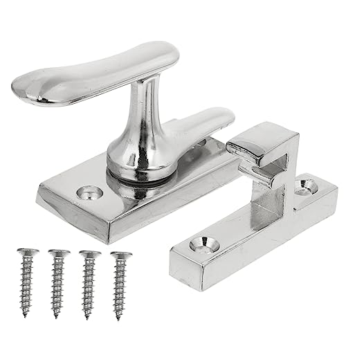 LOORGVEL 1個 プラグ ドア チェーン ロック 頑丈 リミッター ポータブル ドア ガード ラッチ 保護 プッシュ オープン チャイルド キャビネット ロック ホーム プレ