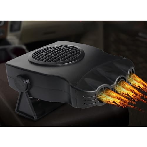 NUTOT Aquecedor de Carro Elétrico Portátil Ventilador de Aquecimento Elétrico Secador de Pára-brisa