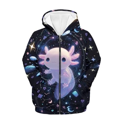 Image of Biyejit Kids Novelty 3D Graphic Printed Hooded Sweatshirt