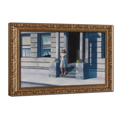 Toile Summertime d'Edward Hopper impression haute définition 40x61