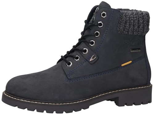 Botte tendance camel active Femme bleu 57trs01 chaussure montante de mi-saison