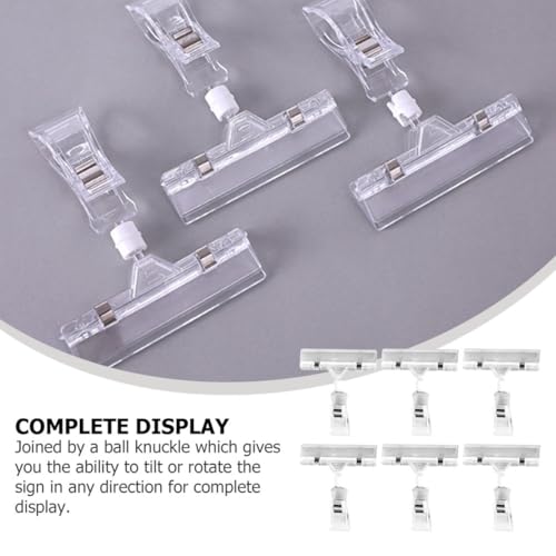 Porte-étiquette transparent Yardwe pour stopper la confusion des prix en rayon - 3