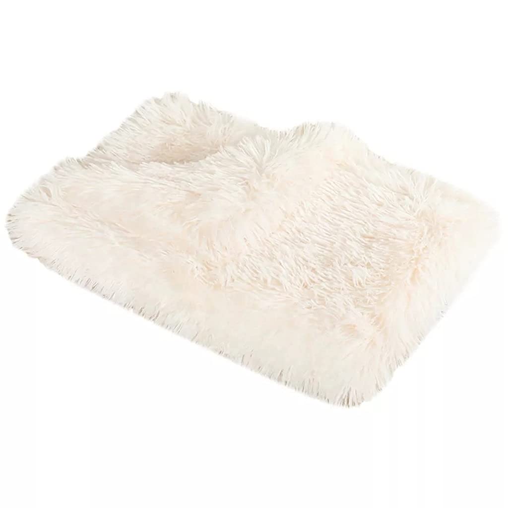 ATHUAH Manta Suave y cálida para Perros y Gatos, Colchoneta para Dormir para Mascotas, colchón, Mantas Suaves para Perros y Gatos pequeños, medianos y Grandes (Color: Color 3, Tamaño: 78x54cm)