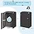 AECOJOY Outdoor Cabinet Storage Cabinet Weatherproof & Package Delivery Boxes for Outside, Metal Vertical Storage Shed Waterproof,Outdoor Small Tool Storage Clearance for Backyard Garden Patio Porch