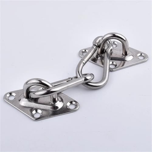 Tensor para cables Turnbuckle M6 M8 de acero inoxidable con broche de botón en forma de diamante, ideal para tensar cuerdas y redes de sombra miniatura 7