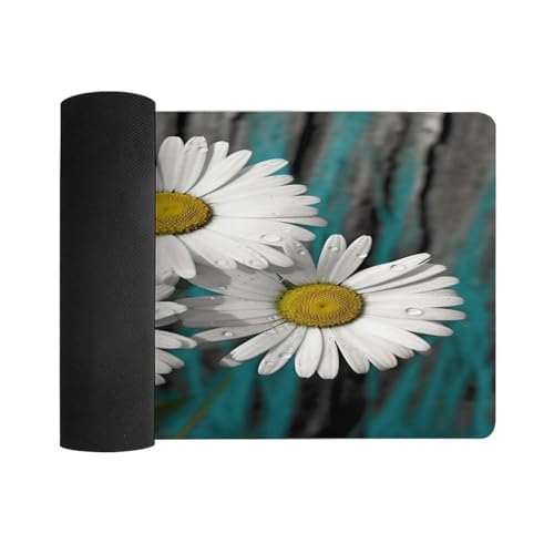 Daisy Flowers Desk Pad Grande con Base Antideslizante miniatura 3