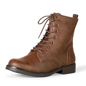 Amazon Essentials Women’s Lace-Up Combat Boot