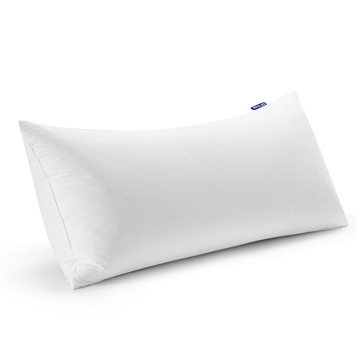 MIULEE Feather Pillow Insert 14x36 Decorative Down Feather Fluffy Throw Pillow Cotton Fabric for Living Room Sofa Bed