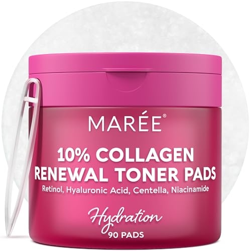 MAREE Collagen Acne Clearing Polishes - Toner Pads with Retinol - Minimizing Wrinkle Zero ... MAREE Collagen Acne Clearing Polishes - Toner Pads with Retinol - Minimizing Wrinkle Zero ...