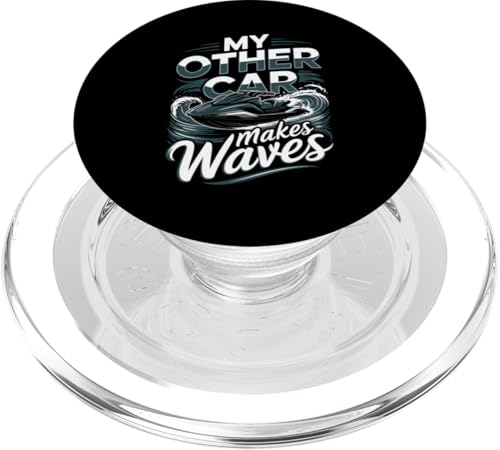 PopSockets PopGrip for MagSafe – My Other Car Makes Waves Design