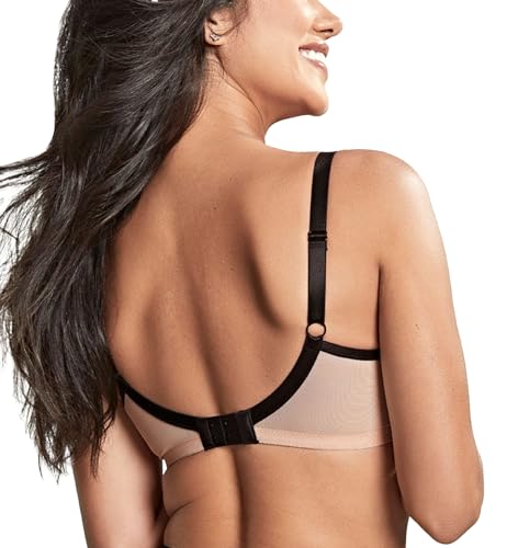 Image of Panache Tango Balcony Bra for Women - Wired, Non-Padded Full Cup Support with Leaf Embroidery