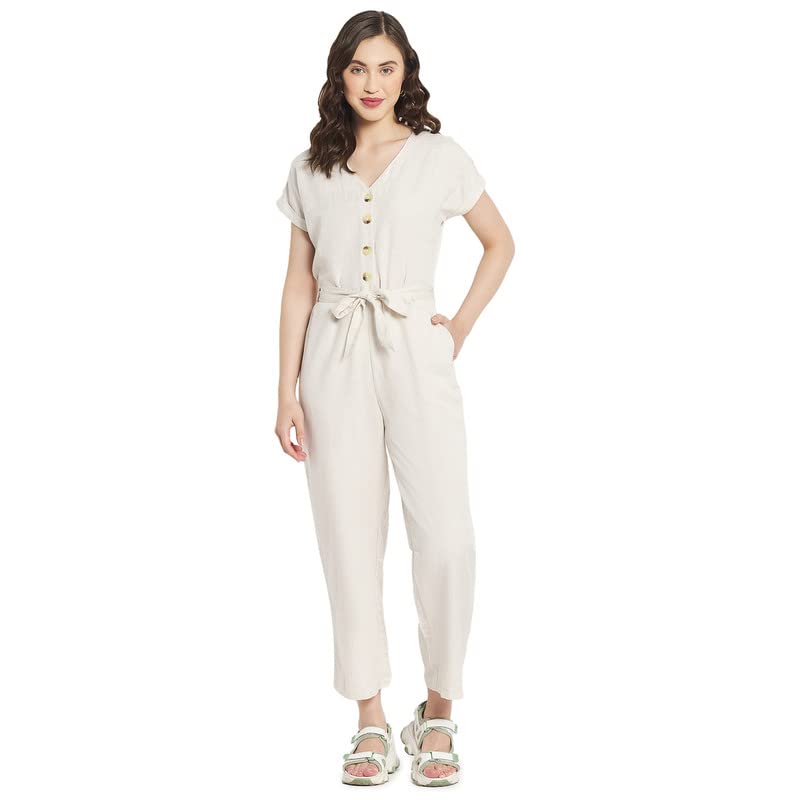METTLE Women Natural Jumpsuit