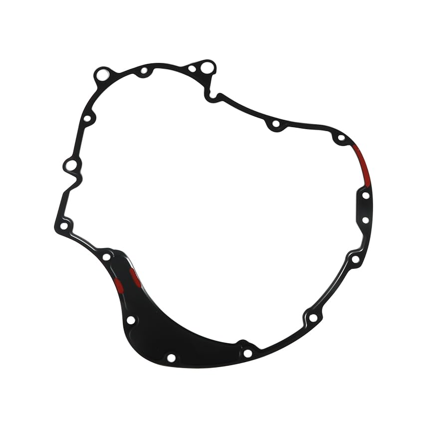 Stator Gasket Stator Cover Gasket Compatible with OEM: 25080-01K, for Harley Davidson VRSCAW 1HFZ VRSCAW V-Rod 2007, for Harley Davidson VRSCA 1HAZ VRSCA V-Rod 2002-2006