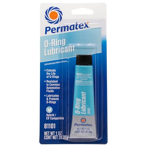 Permatex 81101 O-Ring Lubricant Lubricates & Extends Life of O-Rings, Gaskets, Seals, Pressure Plugs & Valves, Pool Pumps & Filters, Water Faucet Valves, Food Grade Certified, 1 OZ