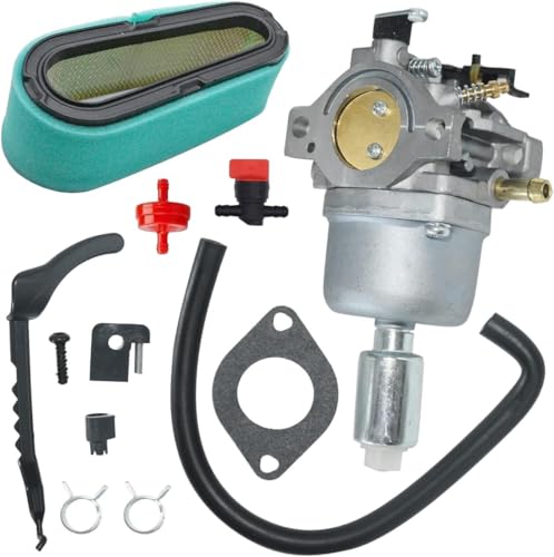 Carburetor 799727 compatible with models 791886, 791858, 794572, 698620, 697190, 697141, 499153, 498061 for Craftsman Lawn Tractor Mowers 14-18 HP, includes air filter.