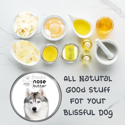 Image of The Blissful Dog Husky Nose Butter, Versatile Dog Nose Balm for Dry Nose, Handcrafted Nose Moisturizer, Easy-to-Apply Dog Essentials, Unscented, 1 oz.